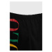 Detské pyžamo Polo Ralph Lauren čierna farba, s potlačou