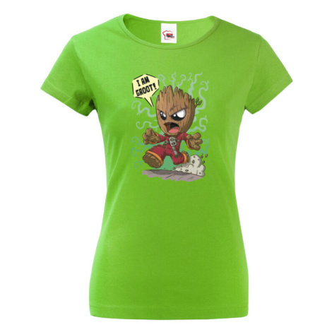 Dámské tričko Groot - pre fanúšikov Strážcovia Galaxie