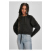 Women's Oversized Short Raglan Crew Black