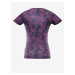 Tričká s krátkym rukávom pre ženy Alpine Pro - ružová, fialová
