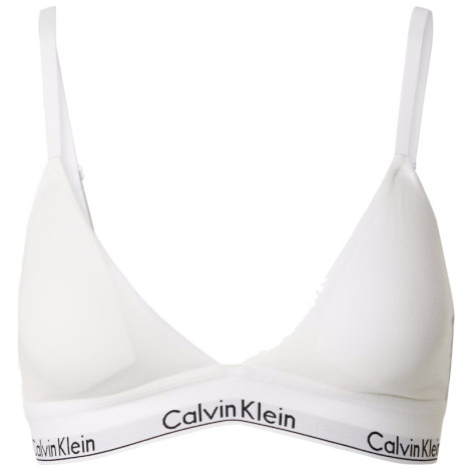 Dámska podprsenka CALVIN KLEIN 1 PACK-LL TRIANGLE-CLASSIC WHITE