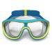 Detské plavecké okuliare Swimdow číre sklá modro-žlté