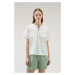 Blúzka Woolrich Poplin Blouse Plaster White