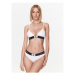 Calvin Klein Underwear Podprsenka Bralette Unlined 000QF7217E Biela