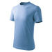 Malfini Basic Detské tričko 138 nebesky modrá