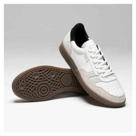 Hádzanárska brankárska obuv pre dospelých GK500 bielo-čierna ATORKA