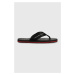 Žabky Tommy Hilfiger MASSAGE FOOTBED BEACH SANDAL pánske, čierna farba, FM0FM04474