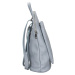 Dámska kožená batôžko-kabelka Italia Ella - svetlo modrá