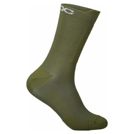 POC Lithe MTB Sock Mid Epidote Green S Cyklo ponožky
