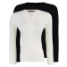 Trendyol Black-White Double Pack Knitwear Sweater