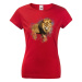 Dámské tričko s potlačou leva - tričko pre milovníkov levov