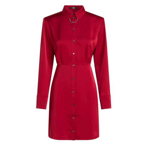 Karl Lagerfeld Košeľové šaty  červená