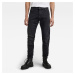 G-STAR Rifle - 5620 3D Zip Knee Skinny čierne