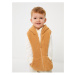 LC Waikiki Hooded Collar Baby Boy Zippered Plush Vest