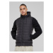 Small bubble hood vest blk/blk