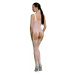 Passion ECO BS007 white - Bodystocking Farba: Biela