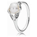 Pandora Nežný prsteň s perličkou 190967P-54 mm