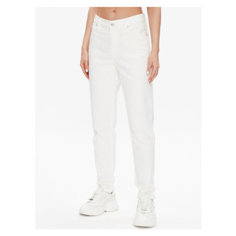 Calvin Klein Jeans Džínsy J20J220603 Biela Regular Fit