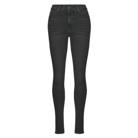 Levis  720 HIRISE SUPER SKINNY  Džínsy Skinny Čierna Levi´s