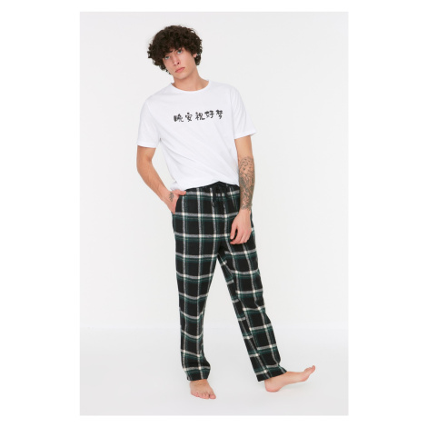 Pánske pyžamové nohavice Trendyol Checkered