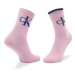 Calvin Klein Jeans Vysoké dámske ponožky 701218750 Ružová
