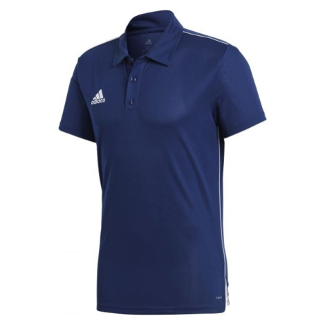 adidas CORE18 POLO Polo tričko, tmavo modrá, veľkosť
