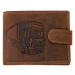 Wild Luxusná pánska peňaženka s prackou Kamión - hnedá