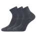 Voxx Linemum Unisex ľanové ponožky - 3 páry BM000003486300101184 antracit melé