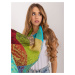 Colorful women's scarf with print