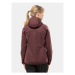 Jack Wolfskin Softshellová bunda Windhain Hoody 1307481 Bordová Regular Fit