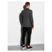 Ombre Clothing Men's casual blazer jacket M161 Black