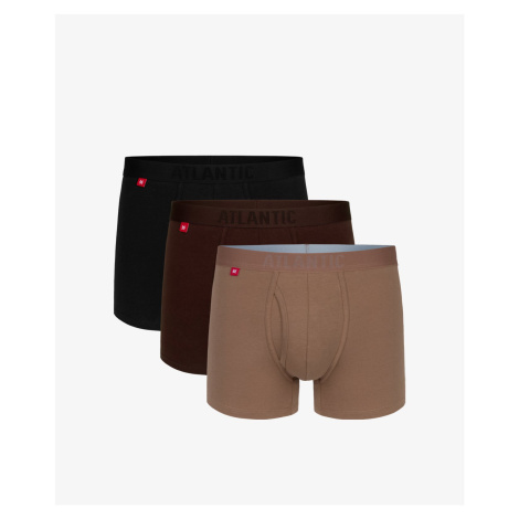 Boxer shorts Atlantic 3MH-184 A'3 S-2XL chocolate-cappucino-black 1