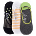 Meatfly PACK - dámske ponožky Low socks S19 H / Anthracite