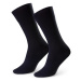 Tenké hladké pánske ponožky k obleku 056