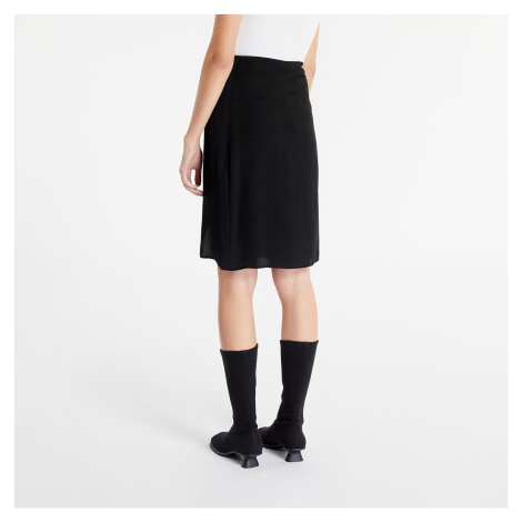 Sukňa Calvin Klein Jeans Tie Detail Midi Skirt Black XS