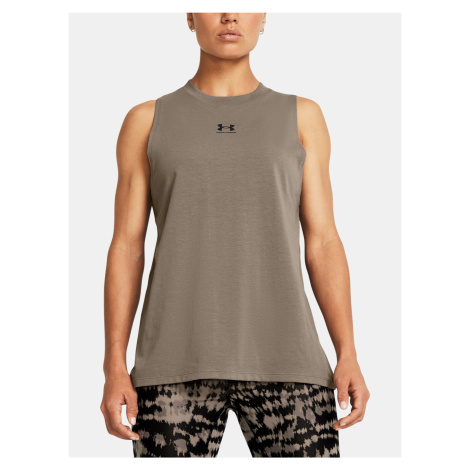 Under Armour Campus Muscle Tank-BRN