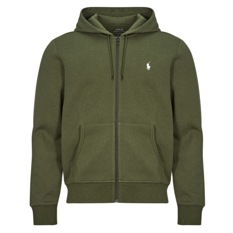 Polo Ralph Lauren  SWEATSHIRT ZIPPE EN DOUBLE KNIT TECH  Mikiny Kaki