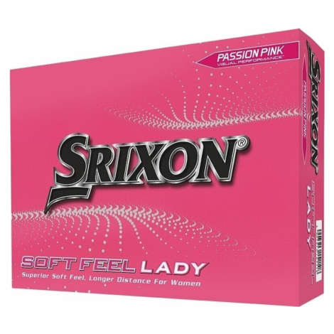 Srixon Soft Feel Lady 8 Golf Balls Passion Pink