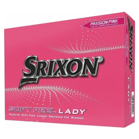 Srixon Soft Feel Lady Golf Balls Passion Pink Golfové lopty