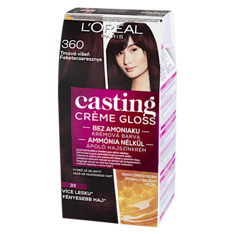 Preliv bez amoniaku Loréal Casting Créme Gloss - 360 tmavá višňa - L’Oréal Paris + darček zadarm