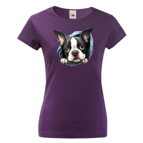 Dámské tričko Bostonský teriér - tričko pre milovníkov psov
