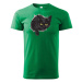 Detské tričko s čiernou mačkou - darček pre milovníkov mačiek