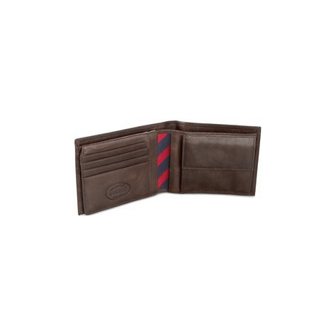 Tommy Hilfiger Veľká pánska peňaženka Johnson Cc Flap And Coin Pocket AM0AM00660/82566 Hnedá