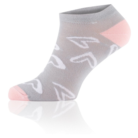 Socks NOELIA - grey/pink Italian Fashion