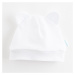 Dojčenská bavlnená čiapočka New Baby Kids biela, veľ:74 , 20C51025