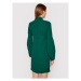 Victoria Victoria Beckham Každodenné šaty Soft Crepe 2321WDR002845A Zelená Regular Fit
