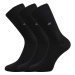 LONKA Diagon ponožky čierne 3 páry 115505