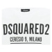 Dsquared  T SHIRT  S71GD1058  Tričká a polokošele Biela