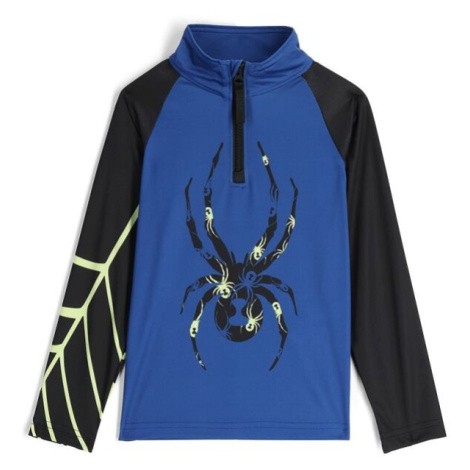 Spyder BUG 1/2 ZIP Chlapčenský lyžiarsky rolák, modrá, veľkosť