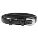 Chunky Buckle belt black/silver color